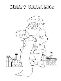Merry Christmas - Coloring Card