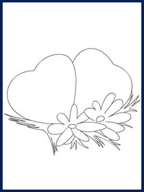 Love You - Coloring Card