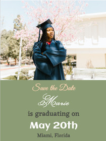 Save the Date for Graduation