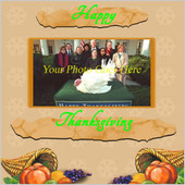 Happy Thanksgiving - Thanksgiving Photocard