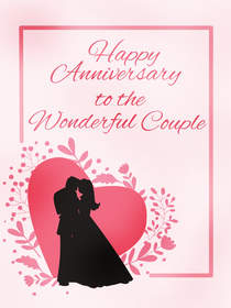 Happy Anniversary to the Wonderful Couple