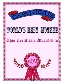 Best Mother Certificate