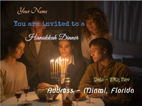 Hanukkah Invitation