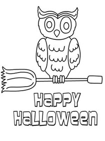 Happy 
Halloween - Coloring Card