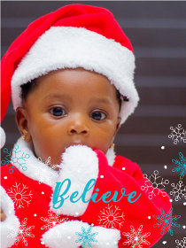 Believe - Christmas Photocard