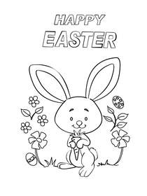 Easter Coloring Card