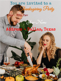 Thanksgiving Party Invitation