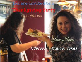 Thanksgiving Party Invitation