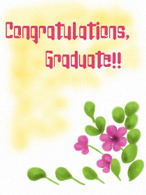Congratulations, Graduate!!