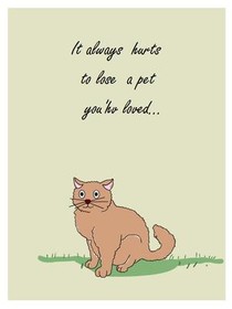 It Always Hurts to Lose a Pet You,ve Loved...