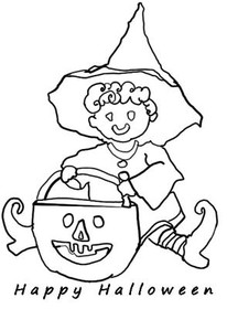 Happy 
Halloween - Coloring Card