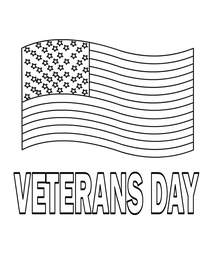 Veterans Day - Coloring Card