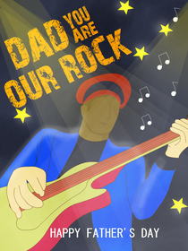 Dad You are Our Rock